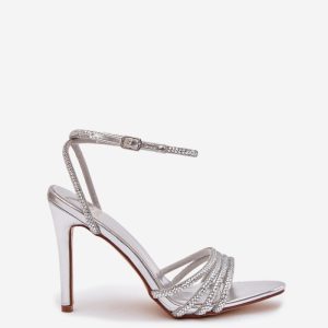 sandalen op hak model 222257 Step in style