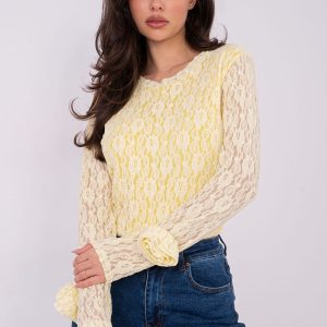 Kanten blouse model 222453 Italy Moda