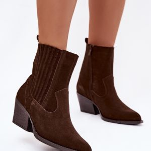 Laarsjes met hoge hak model 222486 Step in style