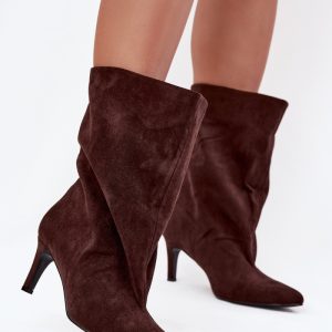 Laarsjes met hoge hak model 222511 Step in style