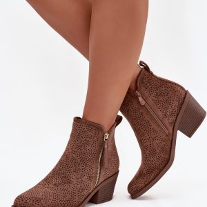 Laarsjes met hoge hak model 222515 Step in style