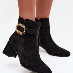 Laarsjes met hoge hak model 222523 Step in style