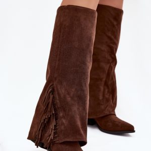 Laarzen met hoge hakken model 222537 Step in style