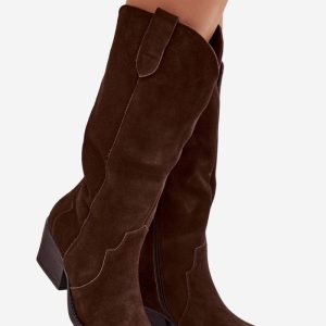Laarzen met hoge hakken model 222727 Step in style