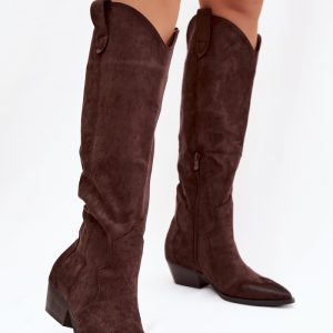Laarzen met hoge hakken model 222728 Step in style