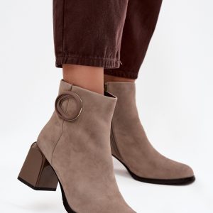 Laarsjes met hoge hak model 222953 Step in style
