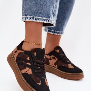 ~Buty sportowe na platformie model 222975 Step in style