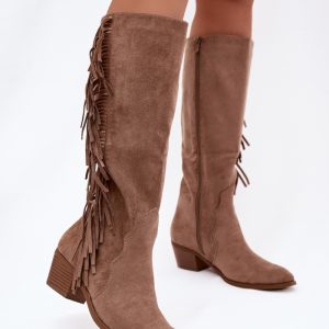 Laarzen met hoge hakken model 223001 Step in style