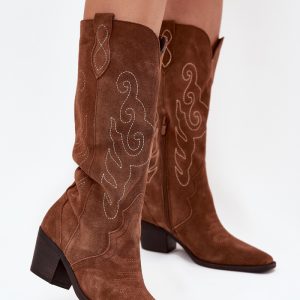 Laarzen met hoge hakken model 223007 Step in style