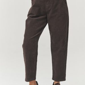 corduroy broek model 223243 Makadamia