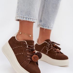 ~Buty sportowe na platformie model 223588 Step in style