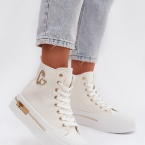~Trampki na platformie model 223604 Step in style