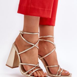 sandalen op hak model 193938 Step in style