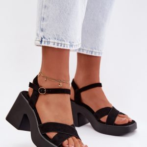 sandalen op hak model 225108 Step in style
