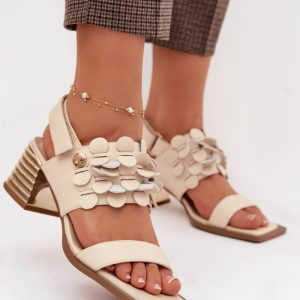 sandalen op hak model 225349 Step in style