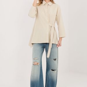 Overhemd met lange mouwen model 225891 Rue Paris