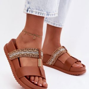 ~Klapki na platformie model 226368 Step in style