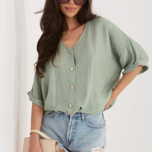 Overhemd met korte mouwen model 226470 Italy Moda
