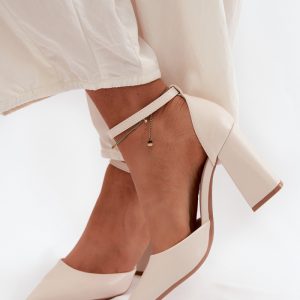 Pumps met dikke hak model 227166 Step in style