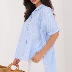 Overhemd met korte mouwen model 227655 Rue Paris