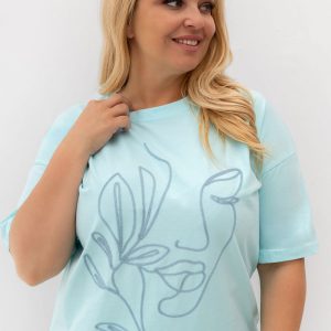 Plus size T-shirt model 230451 Relevance
