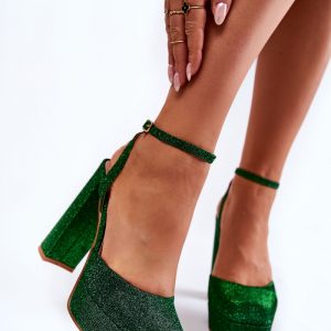 sandalen op hak model 173738 Step in style