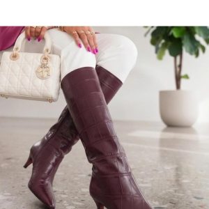 Laarzen met hoge hakken model 230780 Solea