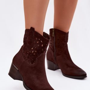 Laarsjes met hoge hak model 230938 Step in style