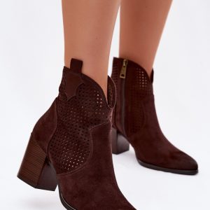 Laarsjes met hoge hak model 230940 Step in style