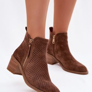 Laarsjes met hoge hak model 230941 Step in style