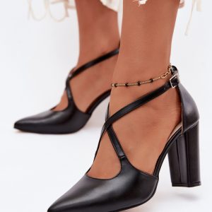 Pumps met dikke hak model 230968 Step in style
