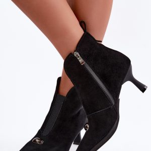 Laarsjes met hoge hak model 231186 Step in style