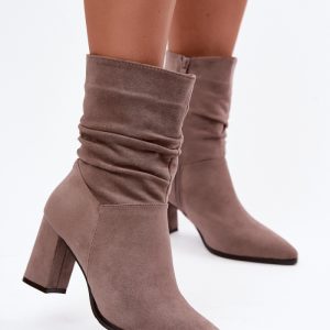 Laarsjes met hoge hak model 231192 Step in style