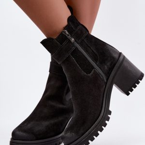 Laarsjes met hoge hak model 231195 Step in style