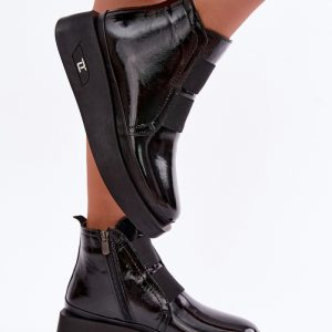 platform boots model 231197 Step in style