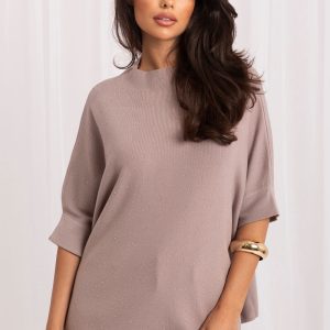 Trui met korte mouwen model 231503 Italy Moda