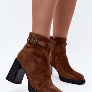 Laarsjes met hoge hak model 231627 Step in style