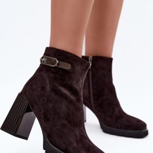 Laarsjes met hoge hak model 231628 Step in style