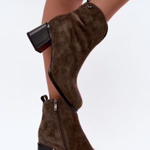 Laarsjes met hoge hak model 231629 Step in style