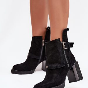 Laarsjes met hoge hak model 231794 Step in style