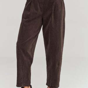 corduroy broek model 232016 Makadamia