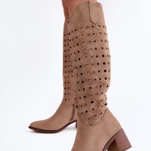 Laarzen met hoge hakken model 232091 Step in style