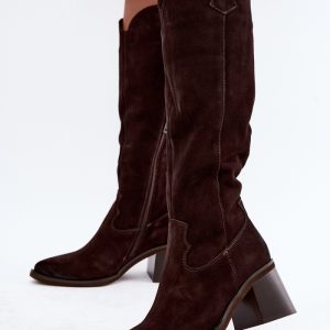 Laarzen met hoge hakken model 232093 Step in style