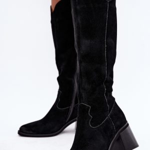 Laarzen met hoge hakken model 232094 Step in style