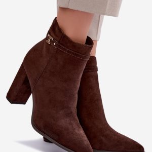 Laarsjes met hoge hak model 232353 Step in style