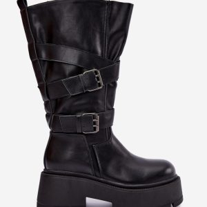 Laarzen met sleehak model 232467 Step in style