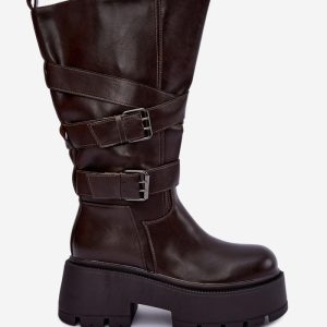Laarzen met sleehak model 232468 Step in style