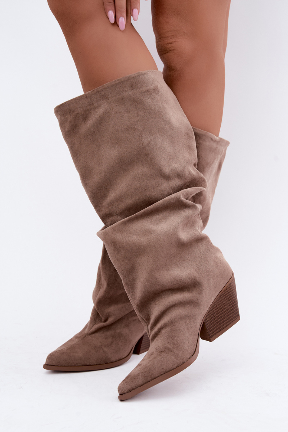 Laarzen met hoge hakken model 232473 Step in style